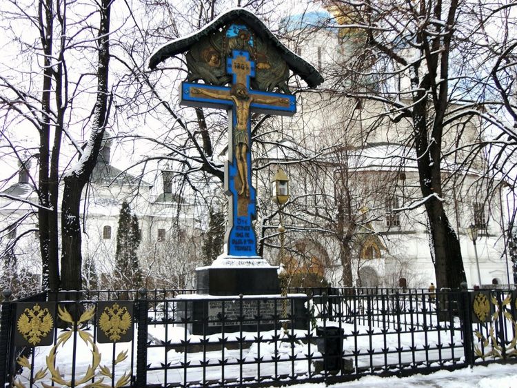 рест в память о великом князе Сергее Александровиче в Новоспасском монастыре