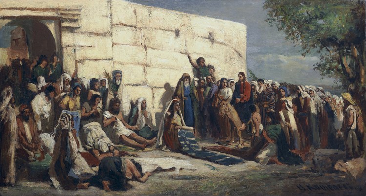Вход Христа в Иерусалим. Н.А. Кошелев 