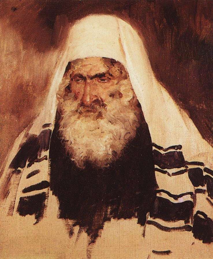 Голова старого еврея. В.Д. Поленов. 1895 г. 