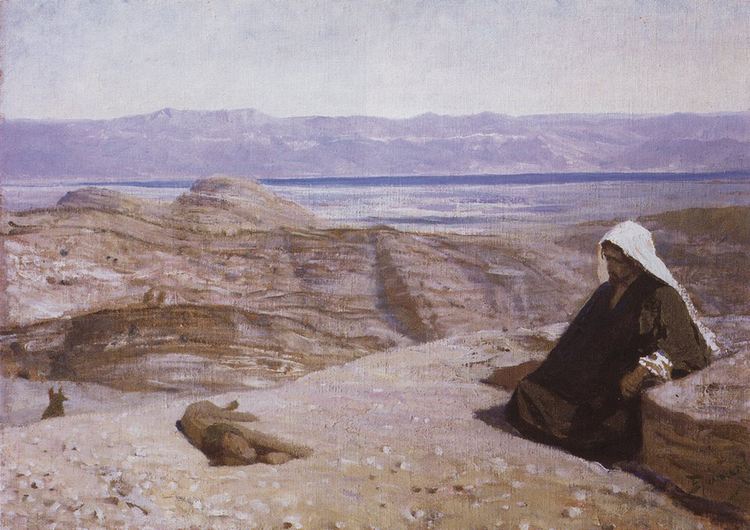 Был в пустыне. В.Д. Поленов. 1909 г.